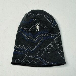Smartwool Black and Blue Patterned Beanie